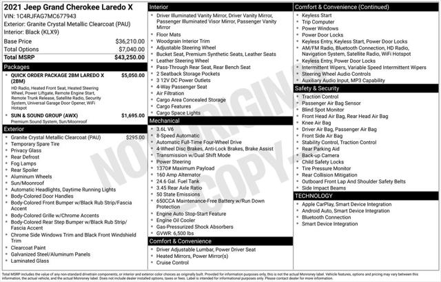 2021 Jeep Grand Cherokee Laredo X 4x4