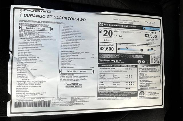 New 2025 Dodge Durango For Sale in Millington, TN