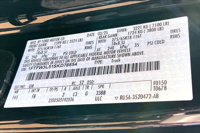 New 2025 Ford F-150 For Sale in Lubbock, TX