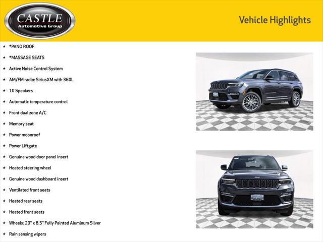 2025 Jeep Grand Cherokee GRAND CHEROKEE SUMMIT 4X4