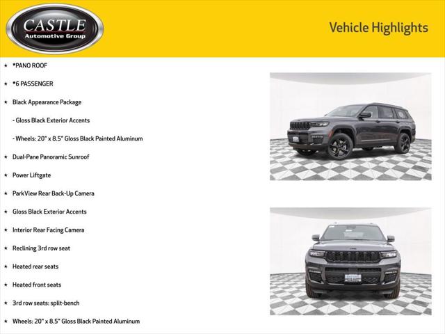 2025 Jeep Grand Cherokee GRAND CHEROKEE L LIMITED 4X4