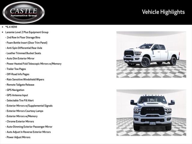 2025 RAM Ram 2500 RAM 2500 LARAMIE CREW CAB 4X4 64 BOX