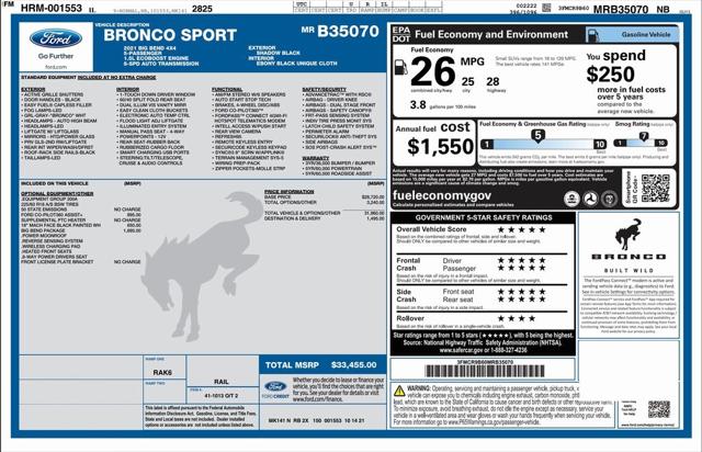 2021 Ford Bronco Sport Big Bend