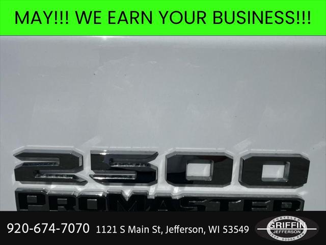 2023 Ram ProMaster 2500 Cargo Van High Roof 159" WB