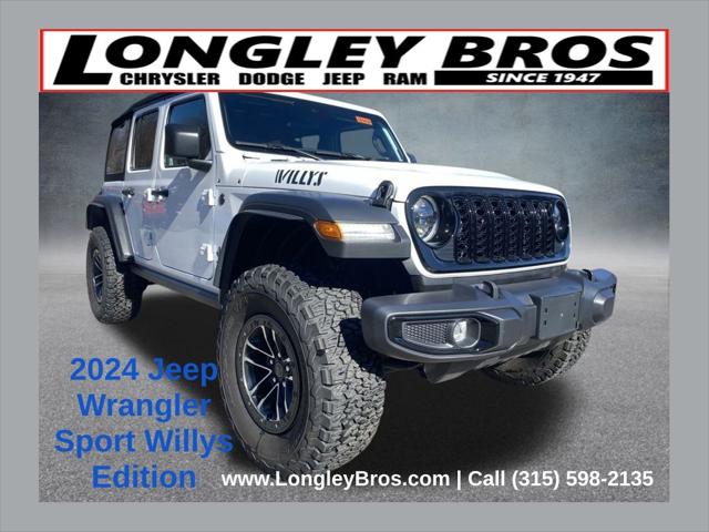 2024 Jeep Wrangler 4-Door Willys 4x4 for sale in Fulton, NY