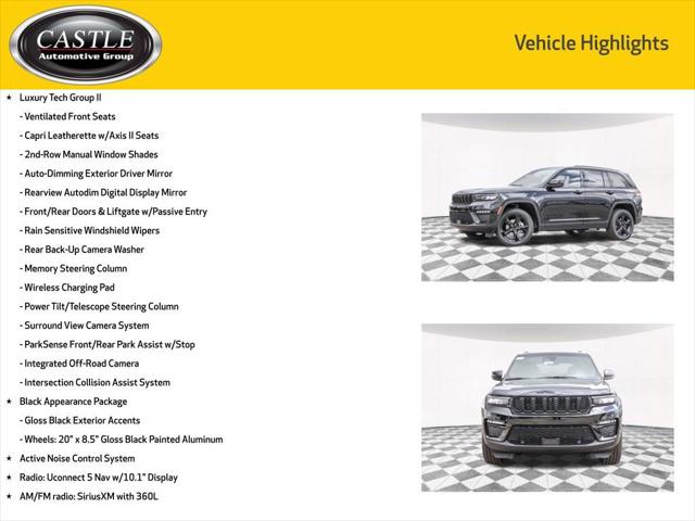 2025 Jeep Grand Cherokee GRAND CHEROKEE LIMITED 4X4
