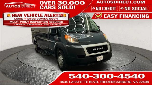 2019 Ram ProMaster Cargo Van High Roof 159" WB EXT for sale in Fredericksburg, VA