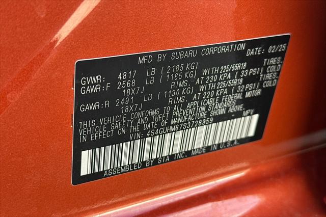 2025 Subaru Crosstrek Limited