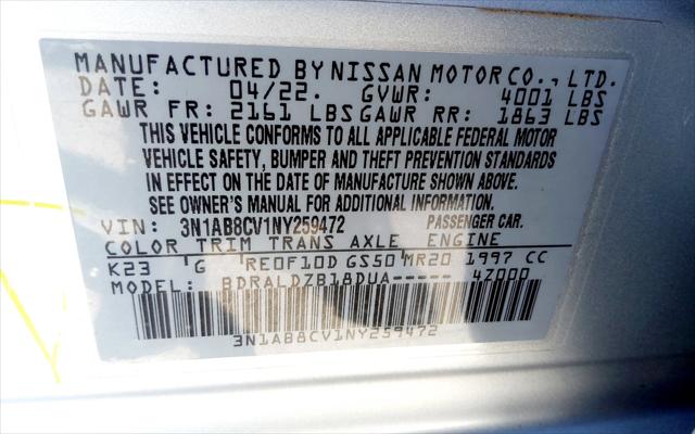 2022 Nissan Sentra SV Xtronic CVT