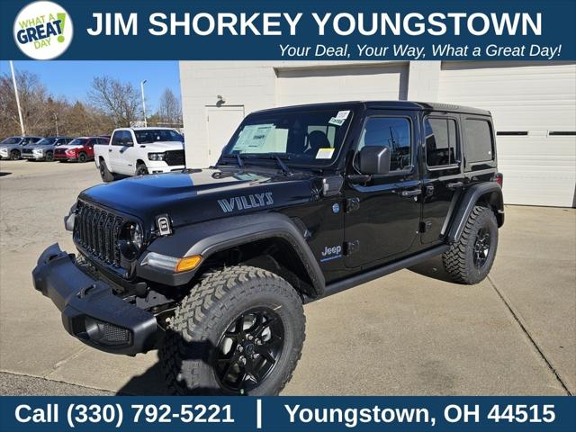 2025 Jeep Wrangler 4xe WRANGLER 4-DOOR WILLYS 4xe
