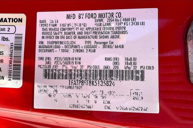 2019 Ford Mustang GT Premium
