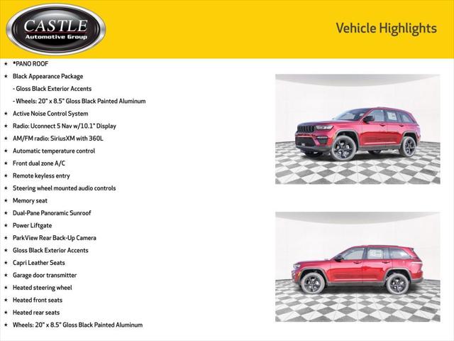 2025 Jeep Grand Cherokee GRAND CHEROKEE LIMITED 4X4