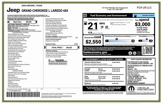 2024 Jeep Grand Cherokee L Laredo 4x4