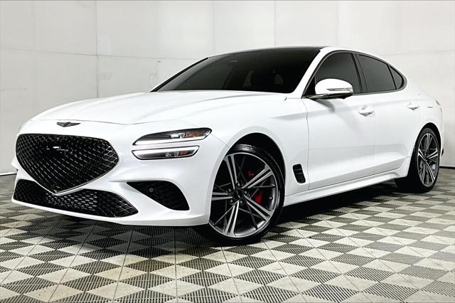 Used 2025 GENESIS G70 Sport Advanced with VIN KMTG54SE7SU144531 for sale in Olive Branch, MS