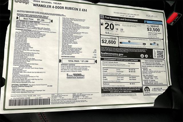 New 2025 Jeep Wrangler For Sale in Millington, TN