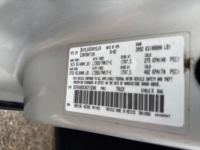 Used 2003 Dodge Ram 2500 For Sale in Muscle Shoals, AL
