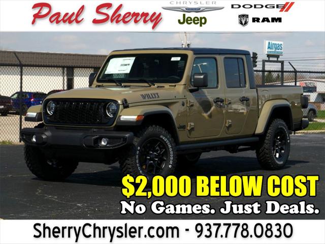 2025 Jeep Gladiator GLADIATOR WILLYS 4X4 2025 Jeep Gladiator GLADIATOR WILLYS 4X4
