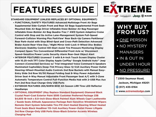 2025 Jeep Grand Cherokee GRAND CHEROKEE L ALTITUDE 4X4 2025 Jeep Grand Cherokee GRAND CHEROKEE L ALTITUDE 4X4