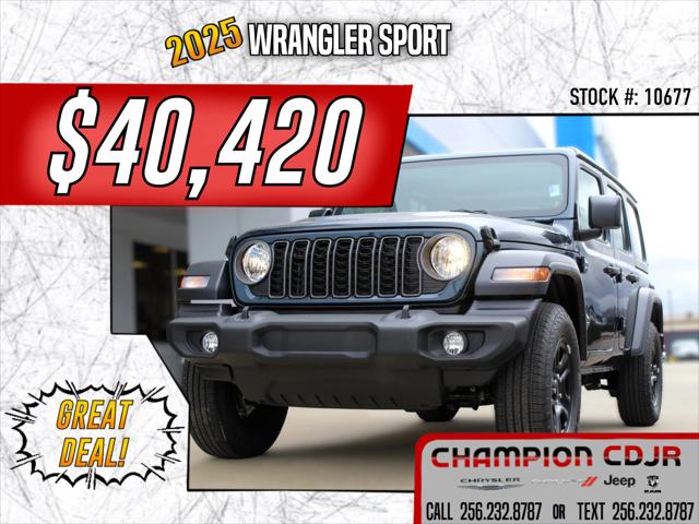 2025 Jeep Wrangler WRANGLER 4-DOOR SPORT