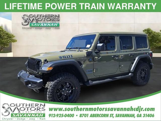 2025 Jeep Wrangler 4xe Willys 4xe for sale in Savannah, GA