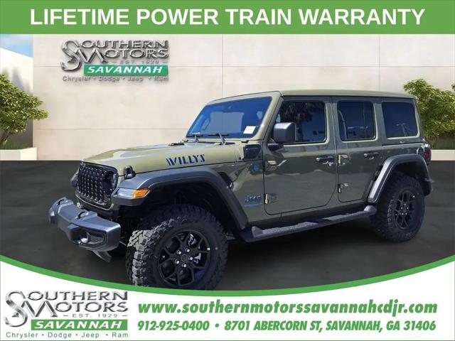 2025 Jeep Wrangler 4xe Willys 4xe for sale in Savannah, GA
