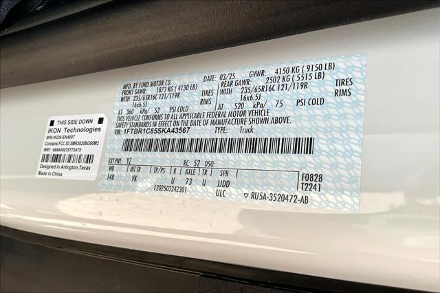 New 2025 Ford Transit-250 Cargo Van For Sale in Lubbock, TX