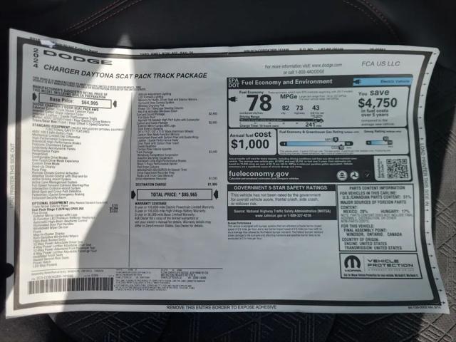 2024 Dodge Charger Daytona Scat Pack AWD