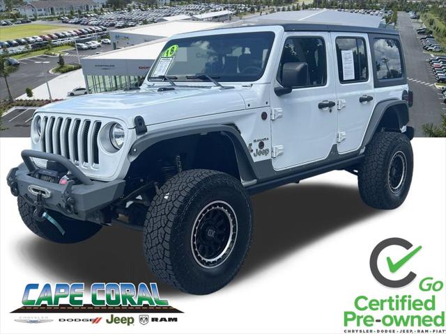 2018 Jeep Wrangler Unlimited Sahara 4x4