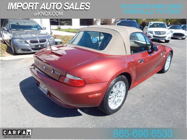 2001 BMW Z3 2.5i