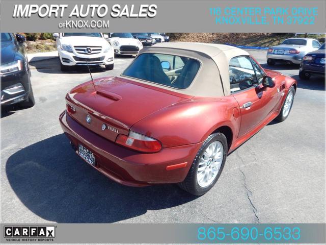 2001 BMW Z3 2.5i
