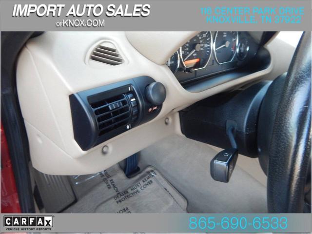 2001 BMW Z3 2.5i