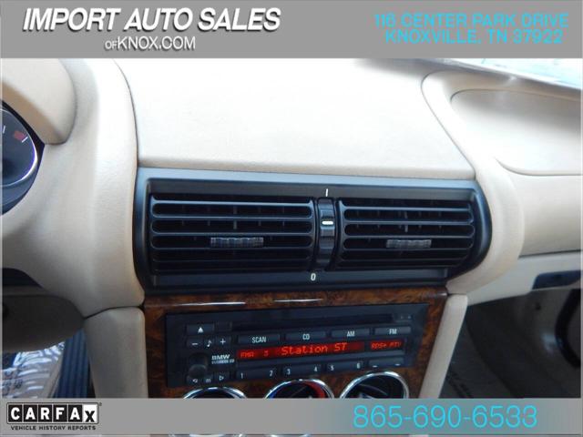2001 BMW Z3 2.5i