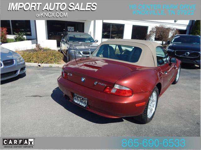 2001 BMW Z3 2.5i