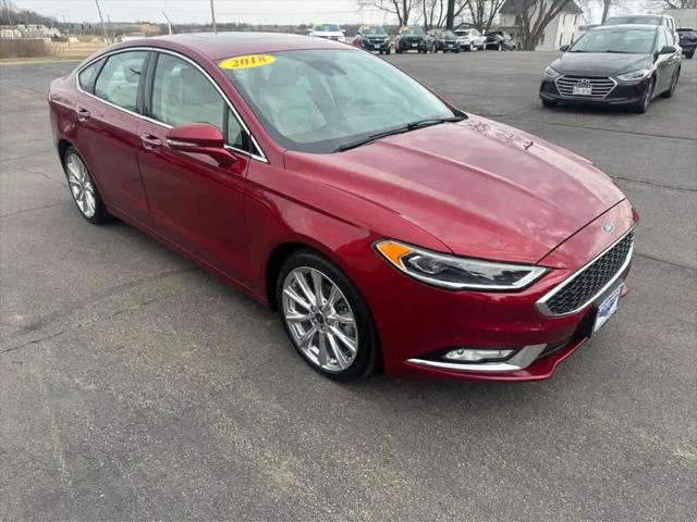 2018 Ford Fusion Platinum for sale in Cedarville, IL