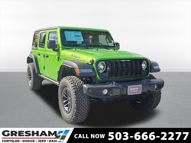 2025 Jeep Wrangler WRANGLER 4-DOOR WILLYS 2025 Jeep Wrangler WRANGLER 4-DOOR WILLYS