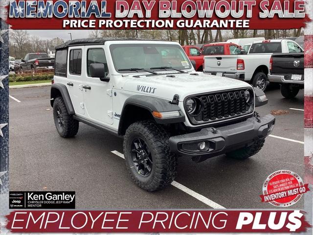 2025 Jeep Wrangler 4xe WRANGLER 4-DOOR WILLYS 4xe