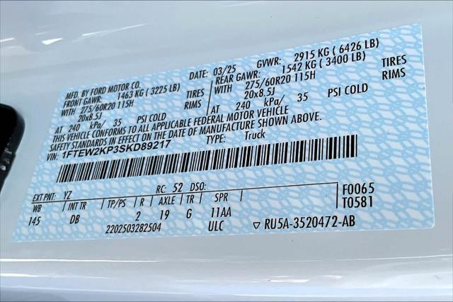 New 2025 Ford F-150 For Sale in Lubbock, TX