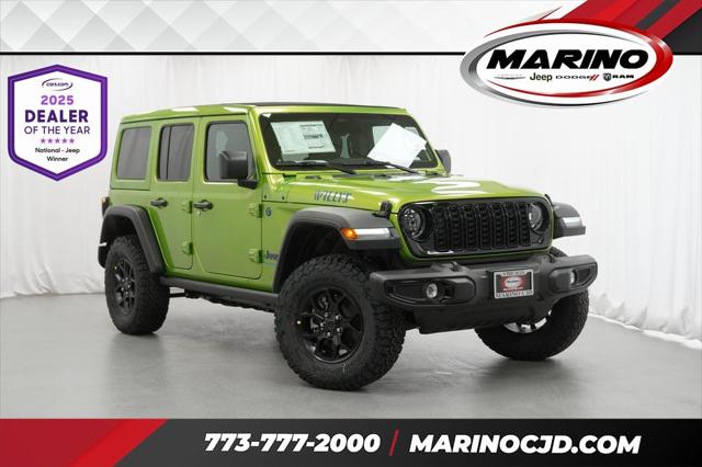 2025 Jeep Wrangler 4xe WRANGLER 4-DOOR WILLYS 4xe