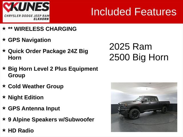 2025 RAM Ram 2500 RAM 2500 BIG HORN CREW CAB 4X4 64 BOX