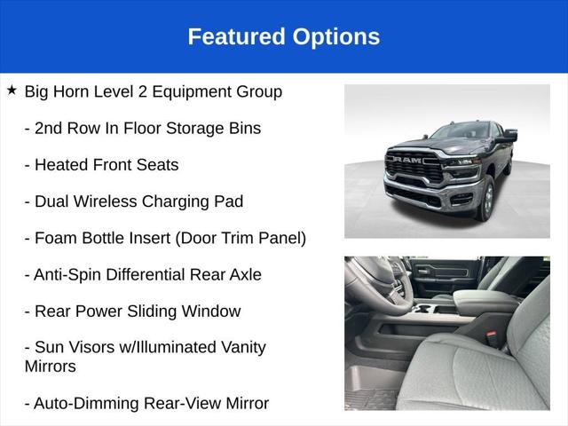 2025 RAM Ram 2500 RAM 2500 BIG HORN CREW CAB 4X4 64 BOX 2025 RAM Ram 2500 RAM 2500 BIG HORN CREW CAB 4X4 64 BOX