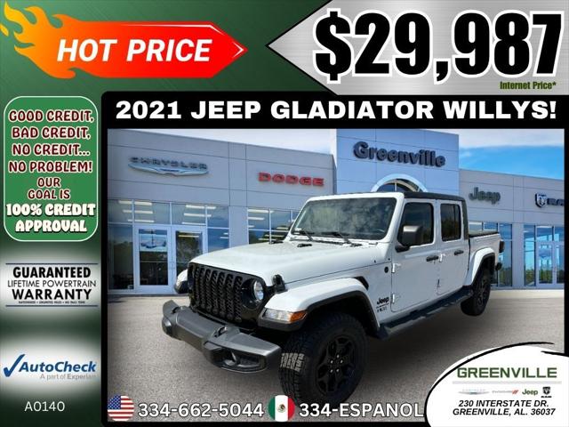 2021 Jeep Gladiator Willys 4x4