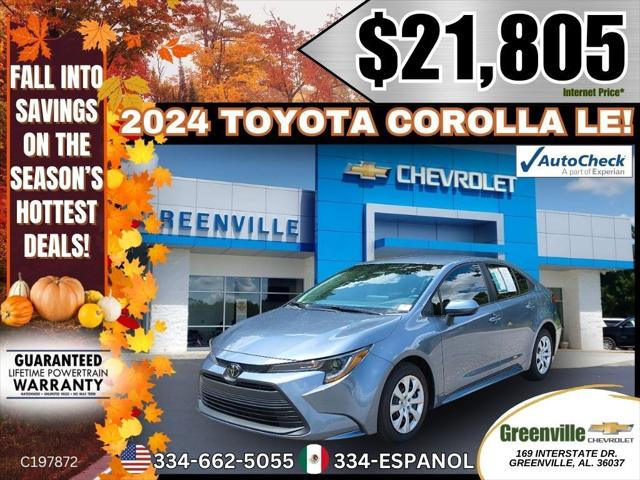 2024 Toyota Corolla LE 2024 Toyota Corolla LE