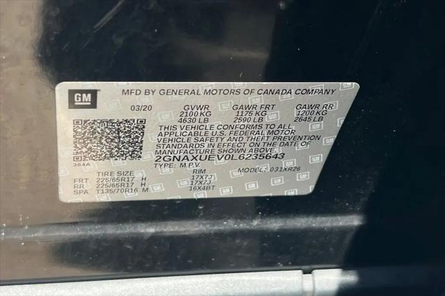 2020 Chevrolet Equinox AWD LT 1.5L Turbo