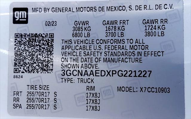 2023 Chevrolet Silverado 1500 2WD Regular Cab Long Bed WT