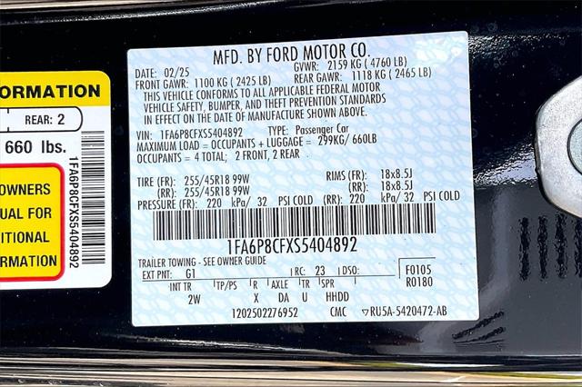 New 2025 Ford Mustang For Sale in Millington, TN