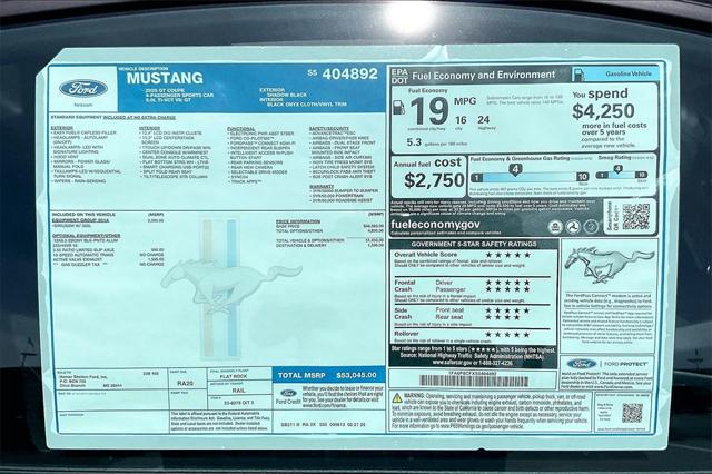 New 2025 Ford Mustang For Sale in Millington, TN