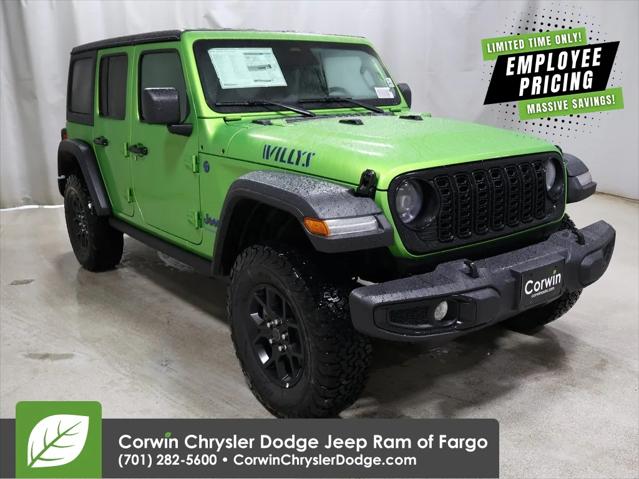 2025 Jeep Wrangler 4xe WRANGLER 4-DOOR WILLYS 4xe