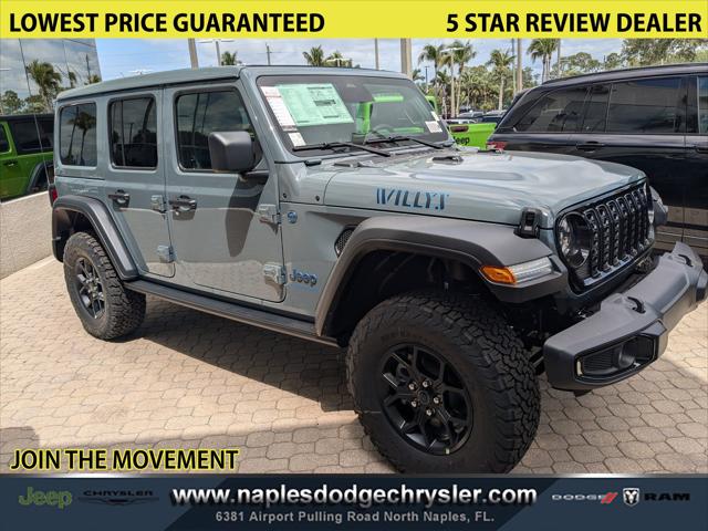 2025 Jeep Wrangler 4xe WRANGLER 4-DOOR WILLYS 4xe