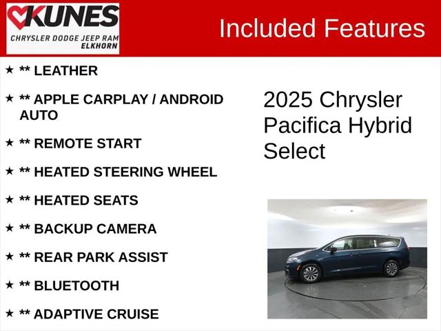 2025 Chrysler Pacifica Hybrid PACIFICA PLUG-IN HYBRID SELECT