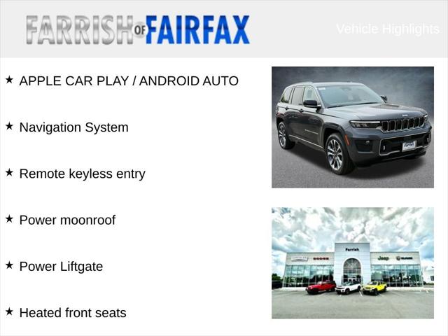 2025 Jeep Grand Cherokee GRAND CHEROKEE OVERLAND 4X4